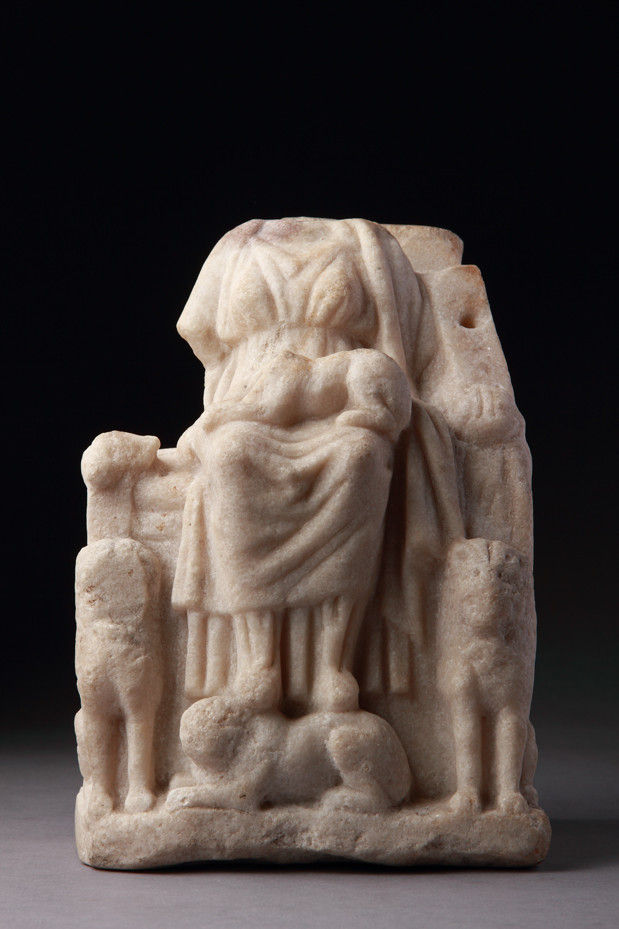 Roman Marble of the Goddess Cybele